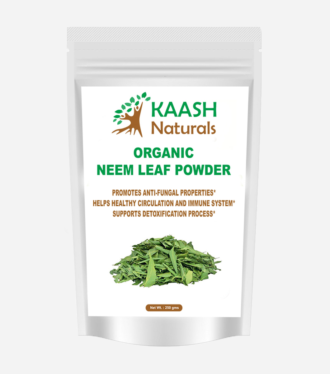 Organic Neem Powder Online Best Edible Neem Powder Kaash Naturals India